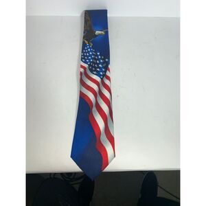 American Traditions Bald Eagle Flag Tie